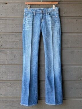 Citizens Of Humanity Ingrid #002 Low Waist Flair Jeans Size 26 Y2K Vintage Flare